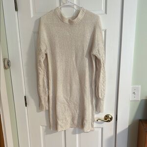 A New Day Cream Long Sleeve Dress